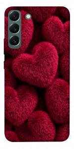 Чохол Fluffy hearts для Galaxy S22+