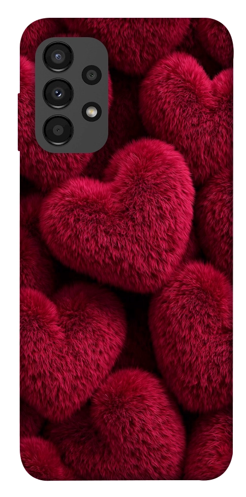 Чехол Fluffy hearts для Galaxy A13 4G