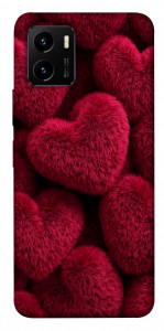Чохол Fluffy hearts для Vivo Y15s