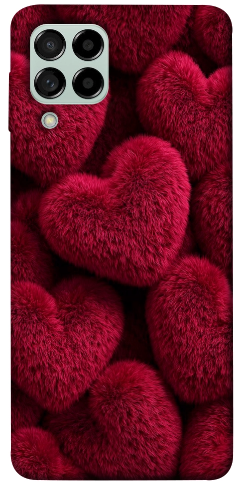 Чехол Fluffy hearts для Galaxy M53