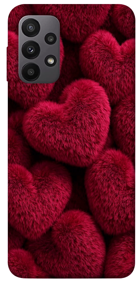 Чехол Fluffy hearts для Galaxy A23