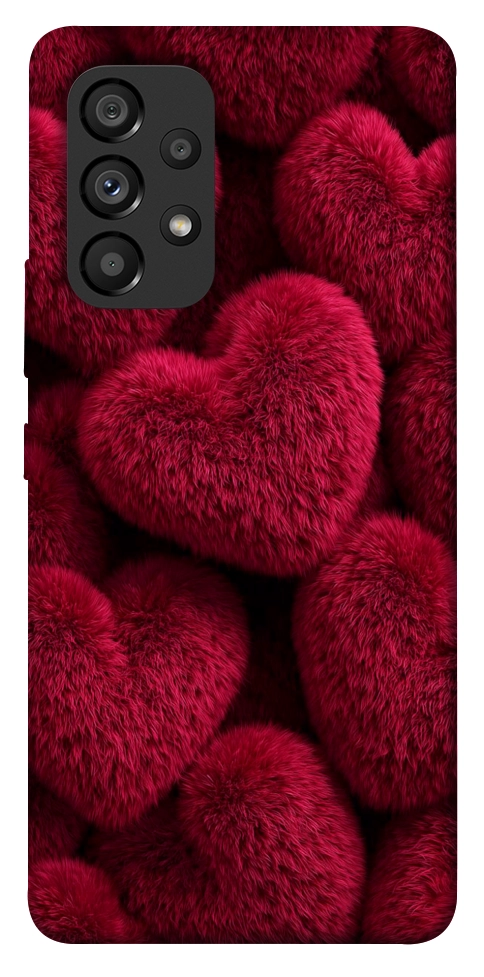 Чехол Fluffy hearts для Galaxy A53