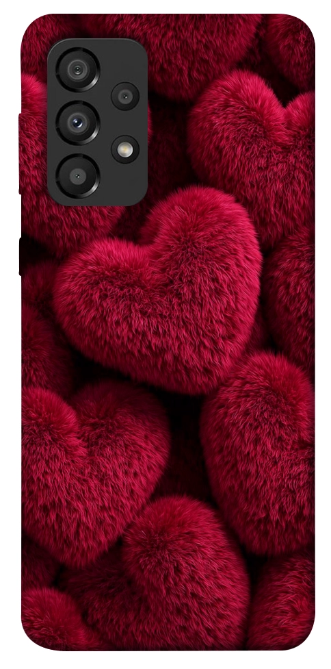 Чехол Fluffy hearts для Galaxy A33 5G