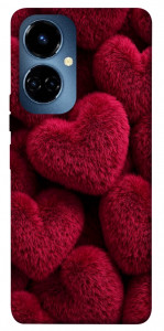 Чехол Fluffy hearts для TECNO Camon 19 (CI6n)
