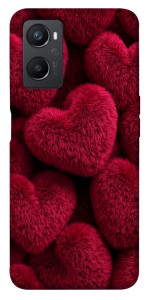 Чехол Fluffy hearts для Oppo A96