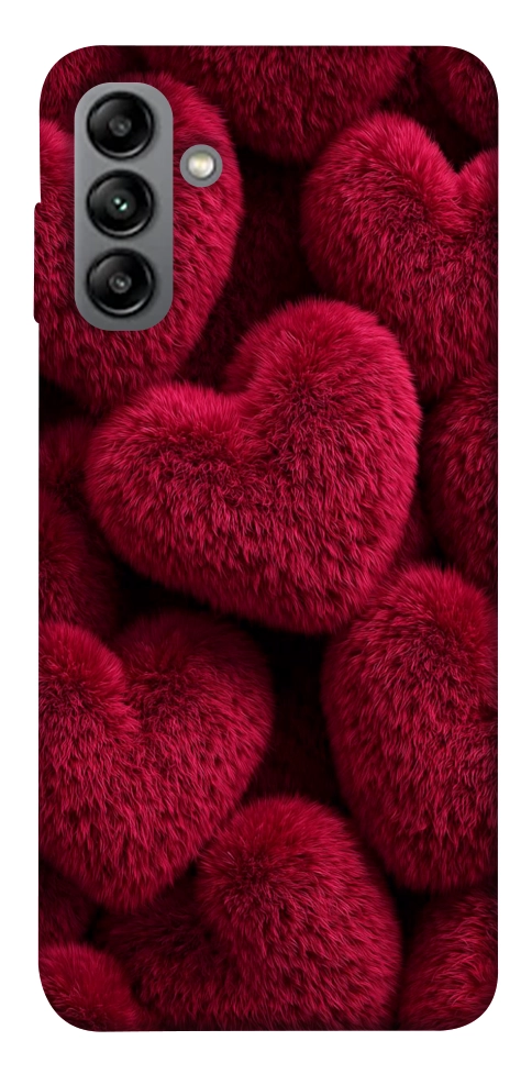 Чехол Fluffy hearts для Galaxy A04s