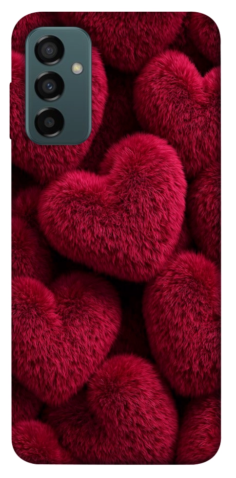 Чохол Fluffy hearts для Galaxy M23 5G