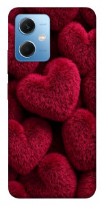 Чехол Fluffy hearts для Xiaomi Redmi Note 12 5G