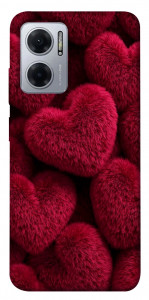 Чехол Fluffy hearts для Xiaomi Redmi Note 11E