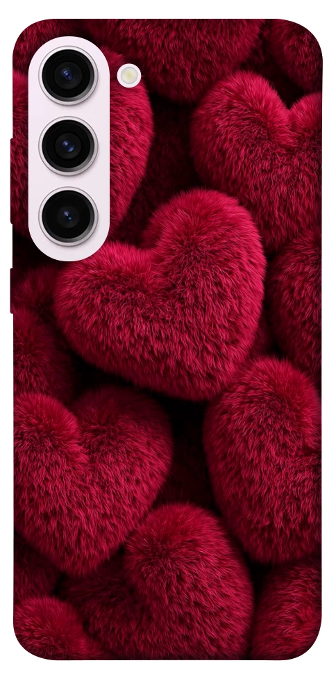 Чехол Fluffy hearts для Galaxy S23+
