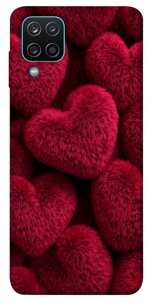 Чехол Fluffy hearts для Galaxy M12