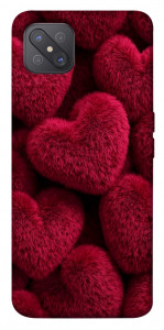 Чехол Fluffy hearts для Oppo A92s