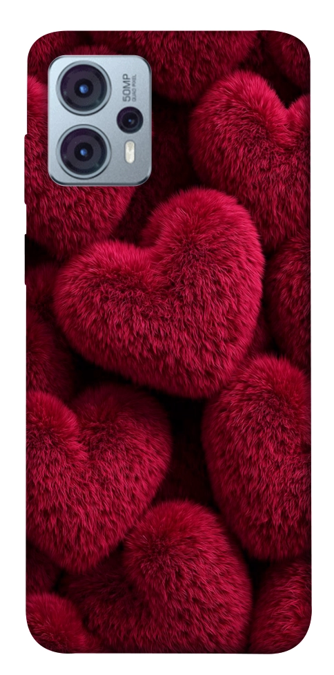 Чехол Fluffy hearts для Motorola Moto G23