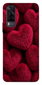 Чехол Fluffy hearts для Vivo Y31