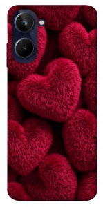 Чохол Fluffy hearts для Realme 10 4G