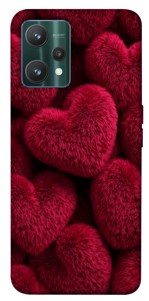 Чехол Fluffy hearts для Realme 9 Pro