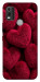 Чехол Fluffy hearts для Nokia C21 Plus