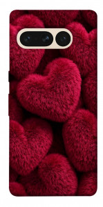 Чехол Fluffy hearts для Google Pixel 7 Pro