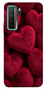 Чехол Fluffy hearts для Huawei nova 7 SE