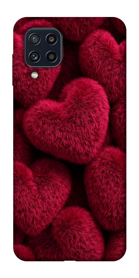 Чехол Fluffy hearts для Galaxy M32