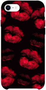 Чехол Kisses on black для iPhone SE (2020)