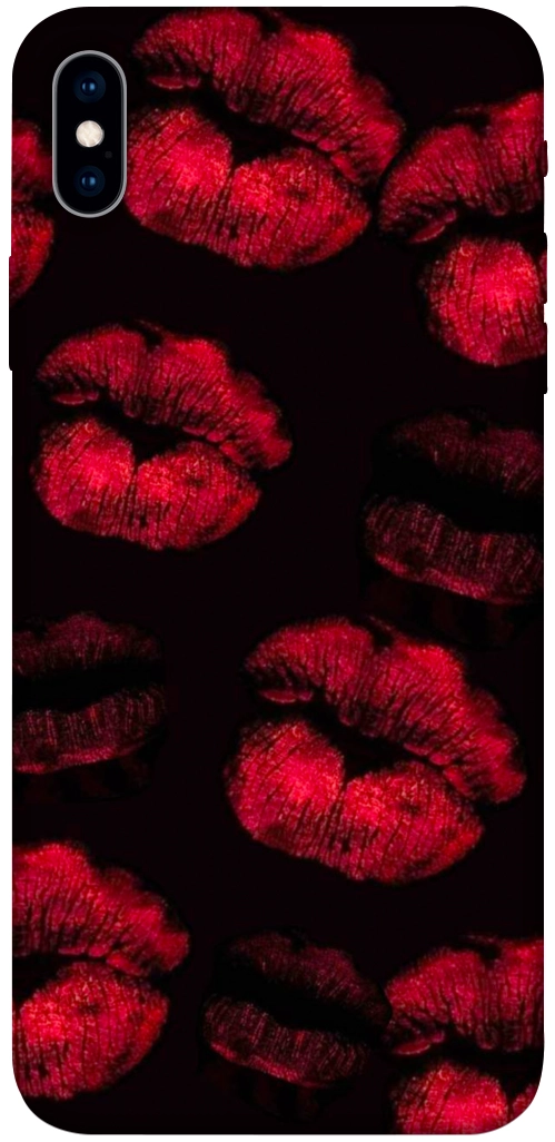Чехол Kisses on black для iPhone XS Max