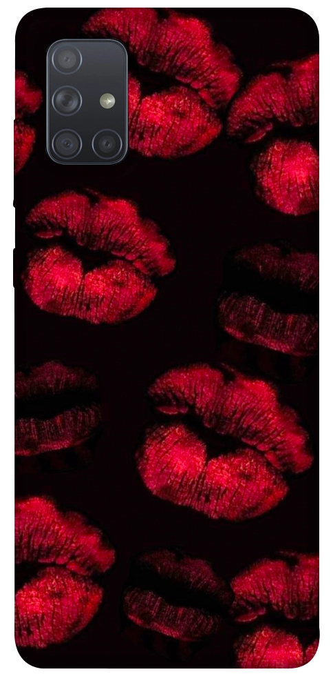 Чехол Kisses on black для Galaxy A71 (2020)