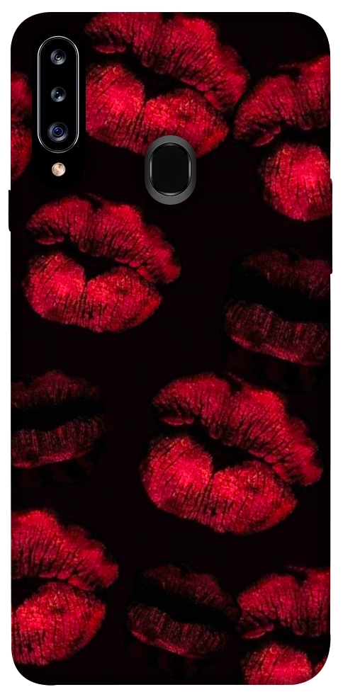Чехол Kisses on black для Galaxy A20s (2019)