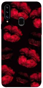 Чехол Kisses on black для Galaxy A20s (2019)