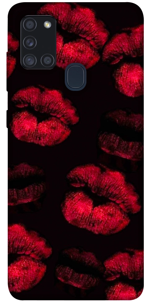 Чехол Kisses on black для Galaxy A21s (2020)