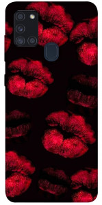 Чохол Kisses on black для Galaxy A21s (2020)