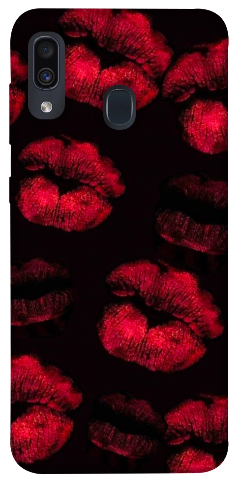 Чехол Kisses on black для Galaxy A30 (2019)