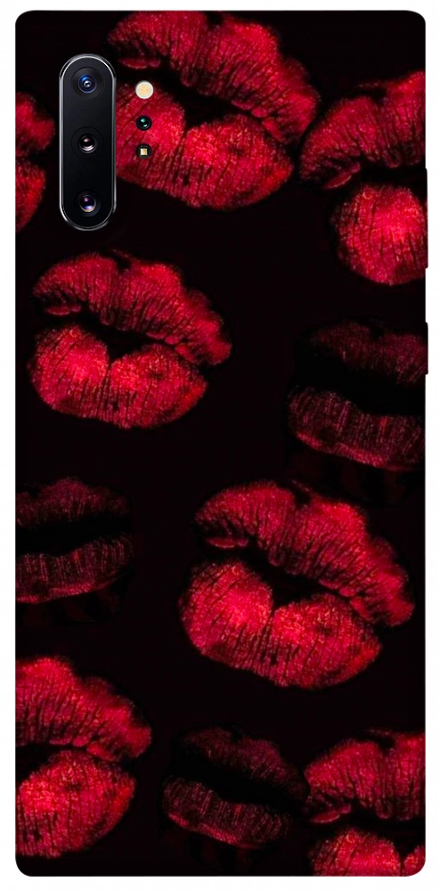 Чехол Kisses on black для Galaxy Note 10+ (2019)