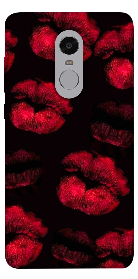 Чехол Kisses on black для Xiaomi Redmi Note 4X