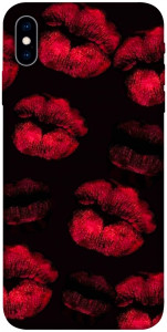 Чехол Kisses on black для iPhone XS