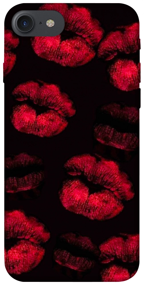 Чехол Kisses on black для iPhone 8