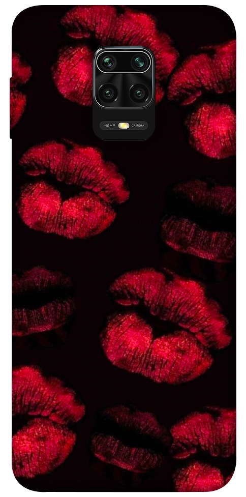 Чехол Kisses on black для Xiaomi Redmi Note 9 Pro