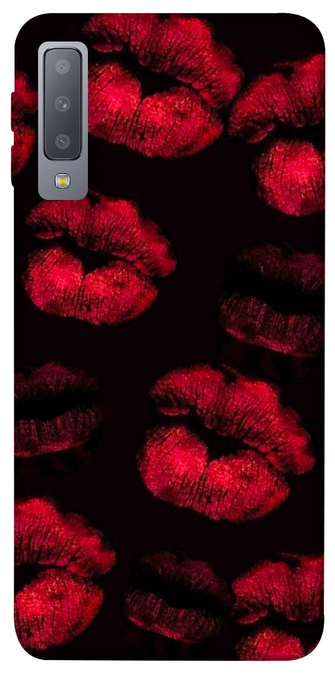 Чехол Kisses on black для Galaxy A7 (2018)