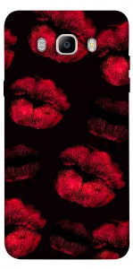 Чехол Kisses on black для Galaxy J7 (2016)