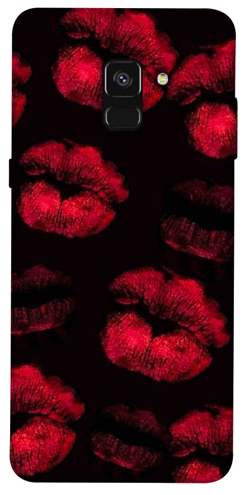 Чехол Kisses on black для Galaxy A8 (2018)