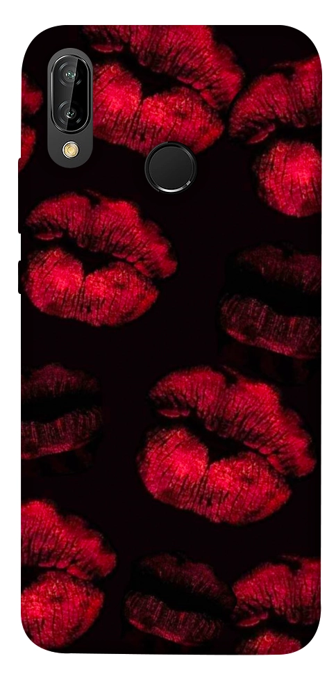 Чехол Kisses on black для Huawei P20 Lite