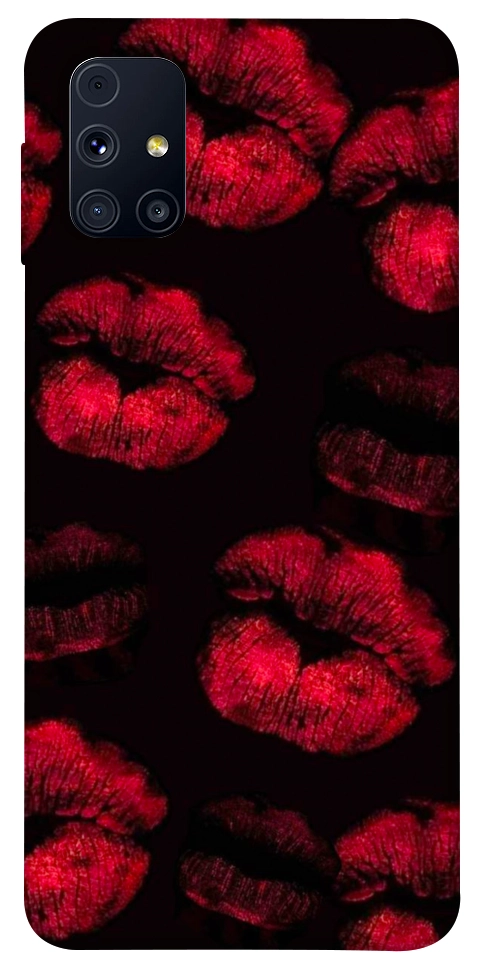 Чехол Kisses on black для Galaxy M31s