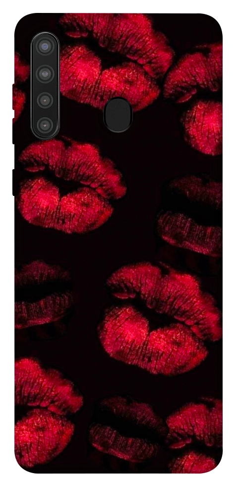 Чехол Kisses on black для Galaxy A21