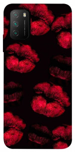 Чехол Kisses on black для Xiaomi Poco M3