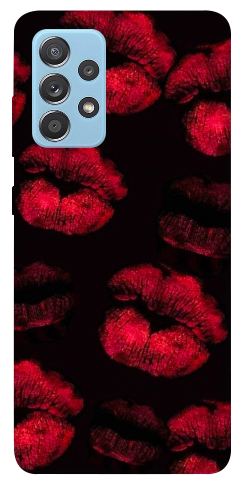 Чехол Kisses on black для Galaxy A52