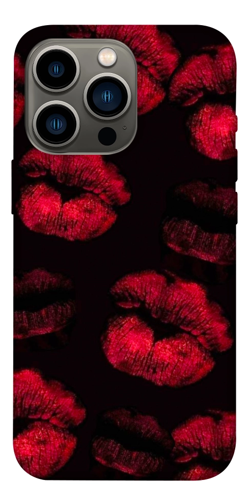 Чехол Kisses on black для iPhone 13 Pro