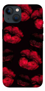 Чохол Kisses on black для iPhone 13