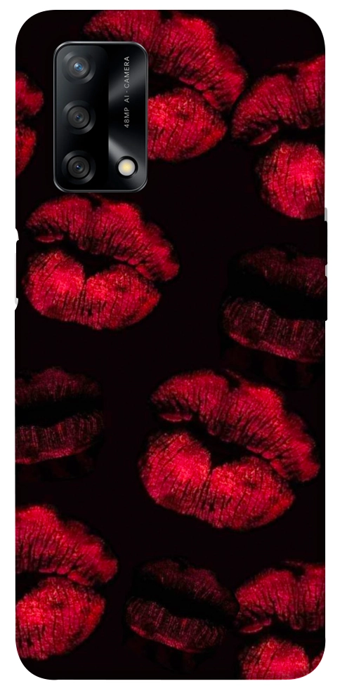 Чехол Kisses on black для Oppo A74 4G