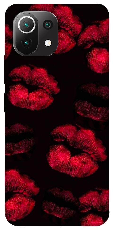 Чехол Kisses on black для Xiaomi Mi 11 Lite