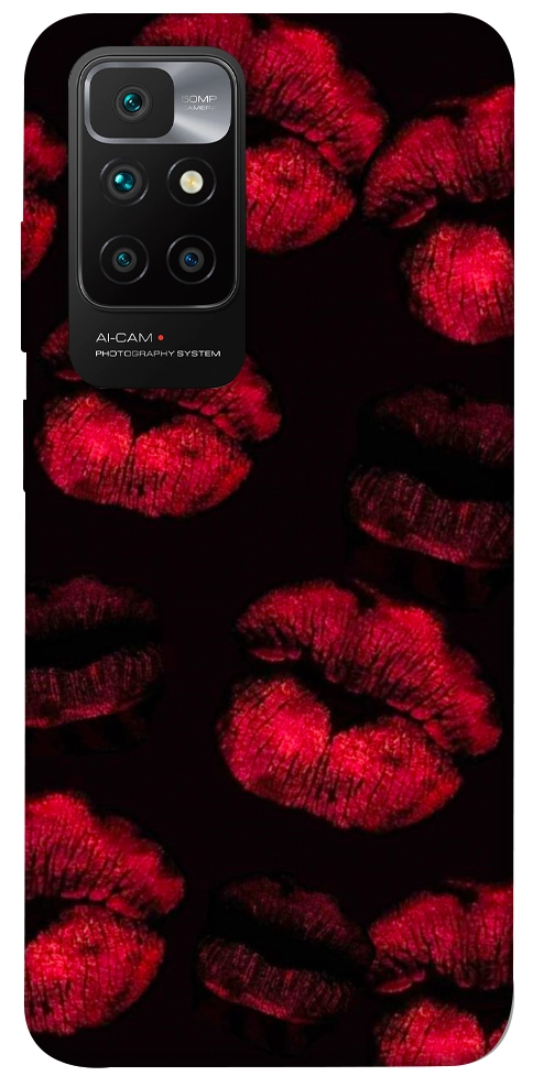 Чехол Kisses on black для Xiaomi Redmi 10